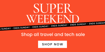 Click here to shop the Travel & Tech super weekend sale